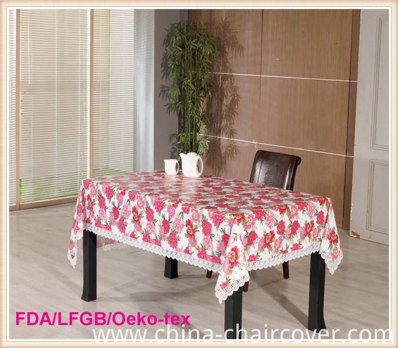 PVC Printed Tablecloth in Roll Wedding/Home Decoration